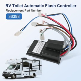 RALZAOTO 36398 RV Toilet Flush Controller Replacement for Thetford Tecma Silence Plus Automatic Flush Controller