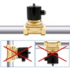 Baomain Brass Electric Solenoid Valve 1 inch DC 12V Water