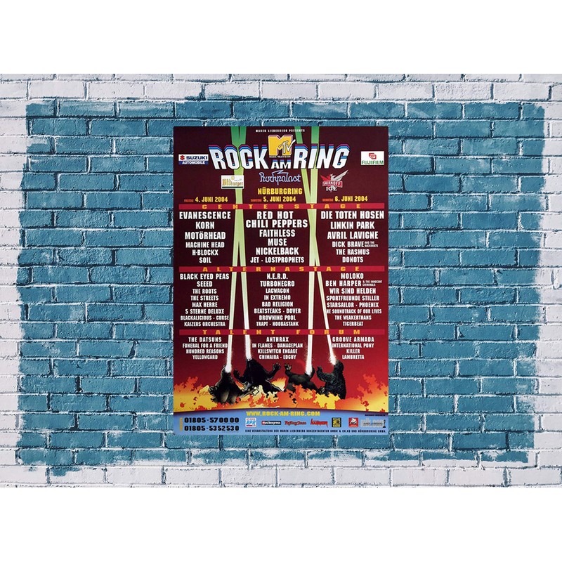 Rock AM Ring & Park - Dino Gesamtposter, Rock am