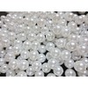 300 Pcs Acrylic Beads Pearl White 8mm Jewelry Making Huey