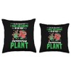 Venus Fly Trap Botanical Gardening Exotic Carnivorous Throw Pillow