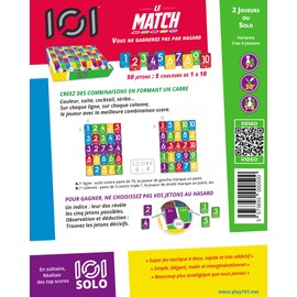 SPOT GAMES Game 101, The Game, Reflection and Deduction, Family, Adults, Game for Two or Sudoku Solitaire