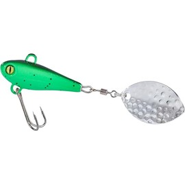 Balzer Shirasu Street Spin Buddy with Twin Hooks 30 mm / 8 g Spin Jig (Green Pumpkin)