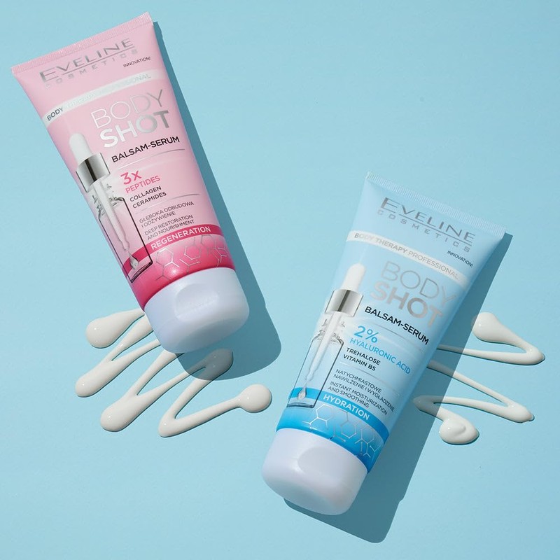 Eveline Cosmetics Body Therapy Professional Moisturising Balm Serum with Hyaluronic