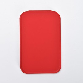 korutomi Hand Mirror,Ultrathin Ultralight, Portable, Folding, Handheld, Compact Travel Mirror for Camping,Home,Office,Small Mirror for Pocket and Purse,Good for Gift (Red)