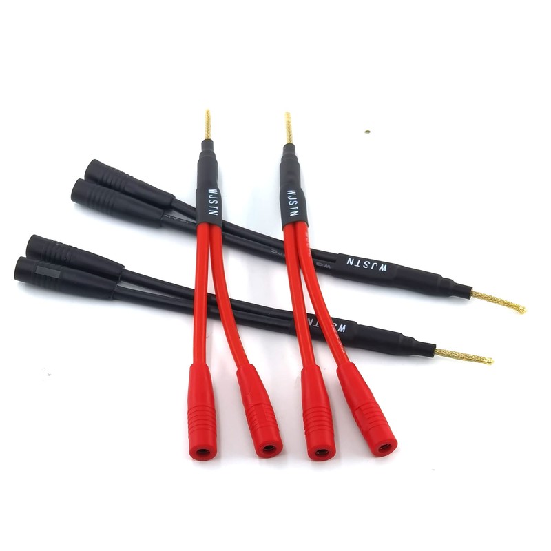 WJSTN Banana Plug Cable Braided Wire Banana Plug Splitter 1