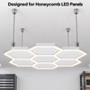 15Pcs 1M Adjustable LED Panel Suspension Cables – Steel Hanging