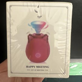 Joy Rose Shaped Mini Massager for Women Happy Meeting Joy At Meeting * New *