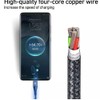 Paquete de 3 cables USB C a USB C, 60