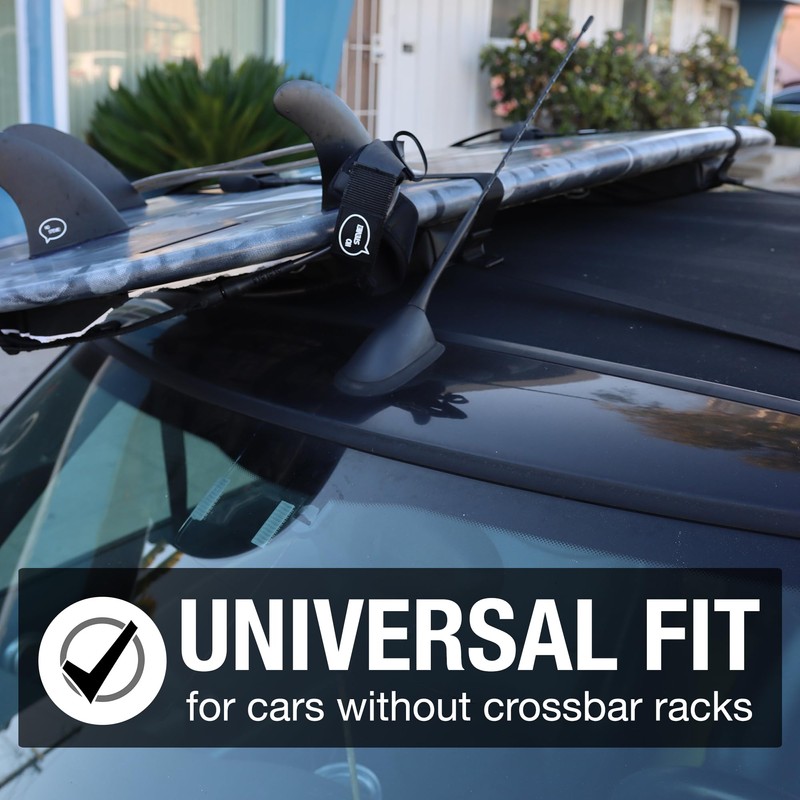 Ho Stevie! Surfboard Car Racks - Padded System, Easy Setup