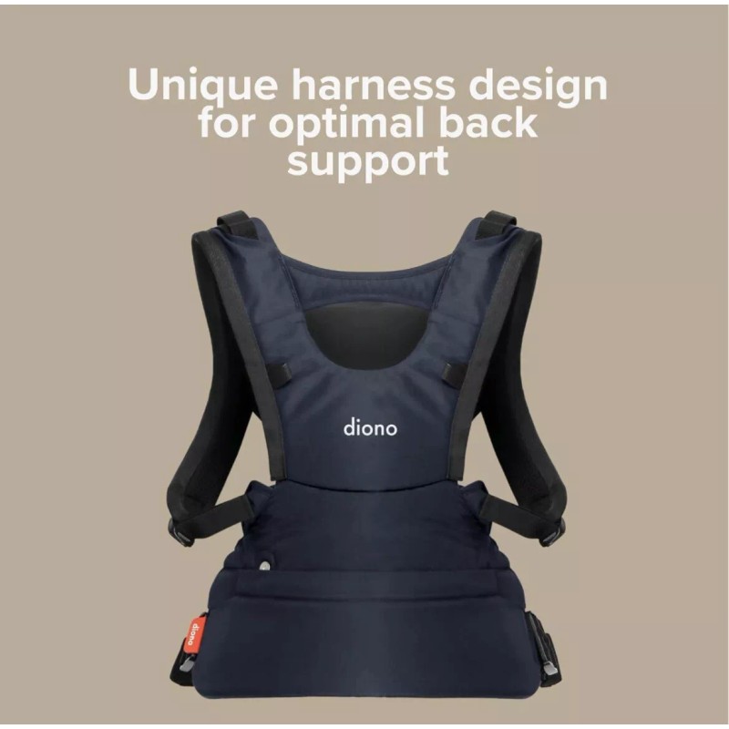 Diono Carus Essentials 3-in-1 Baby Carrier - Navy