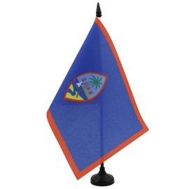 AZ FLAG - Guam Table Flag - 21 x 14 cm - American Table Flag 14 x 21 cm - Flags