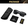 FEISEDY Polarized Sunglasses Fit Over Glasses for Women Men Large