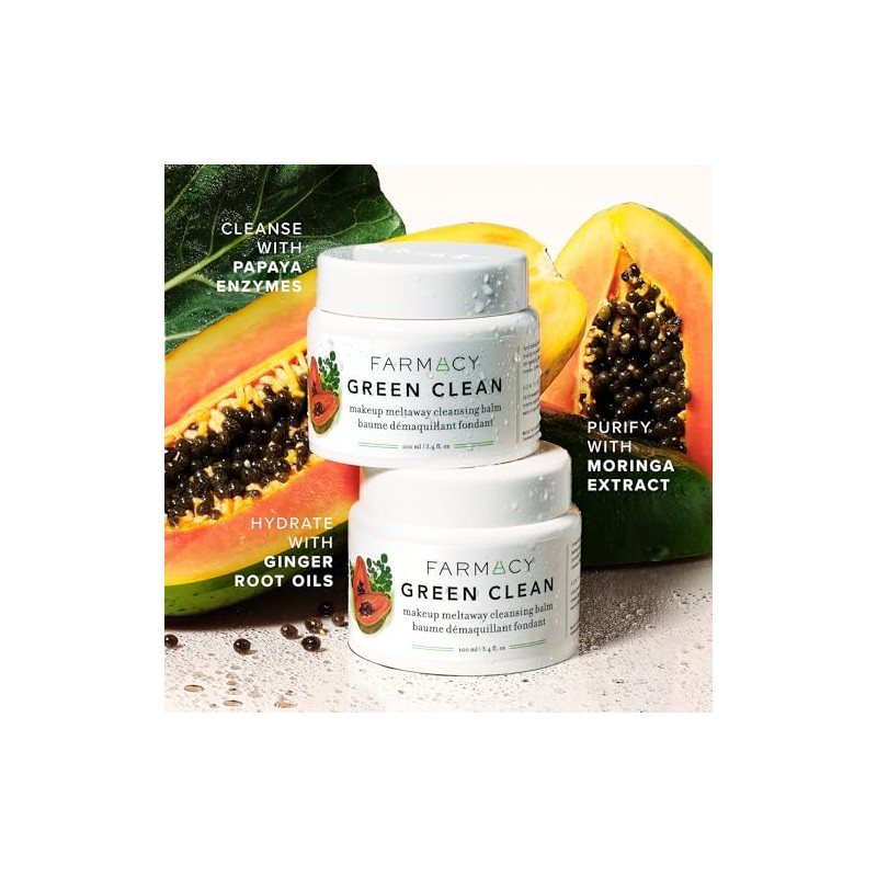 Farmacy Green Clean Makeup Meltaway Cleansing Balm - Natural Makeup