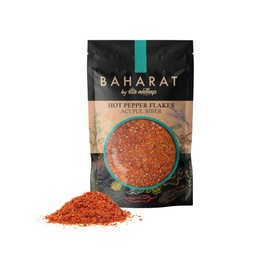 BAHARAT by Anthap Natural Dried Hot Pepper Flakes, Premium Quality, Turkish Hot Red Pepper, Crushed, Middle East Cuisine, Mildly Hot, 700g