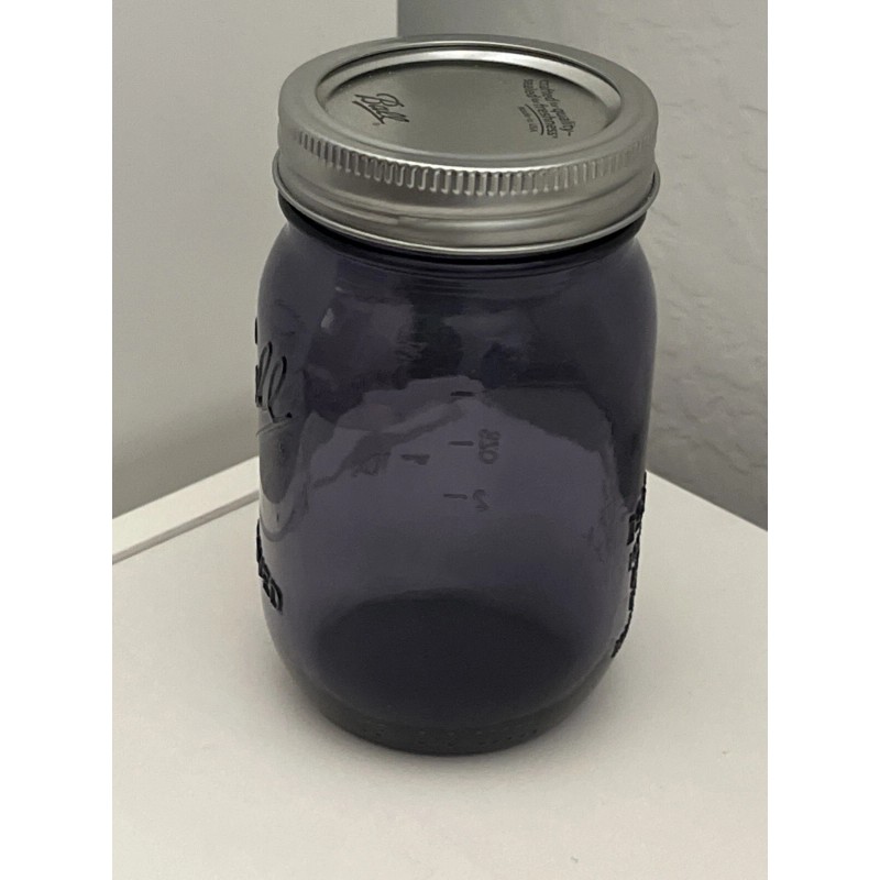 BALL Purple Ball Jar Heritage 100th Anniv Edition Improved Mason