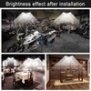 GMximo LED Garage Lights,100W Deformable Led Garage Lighting 10000LM E26