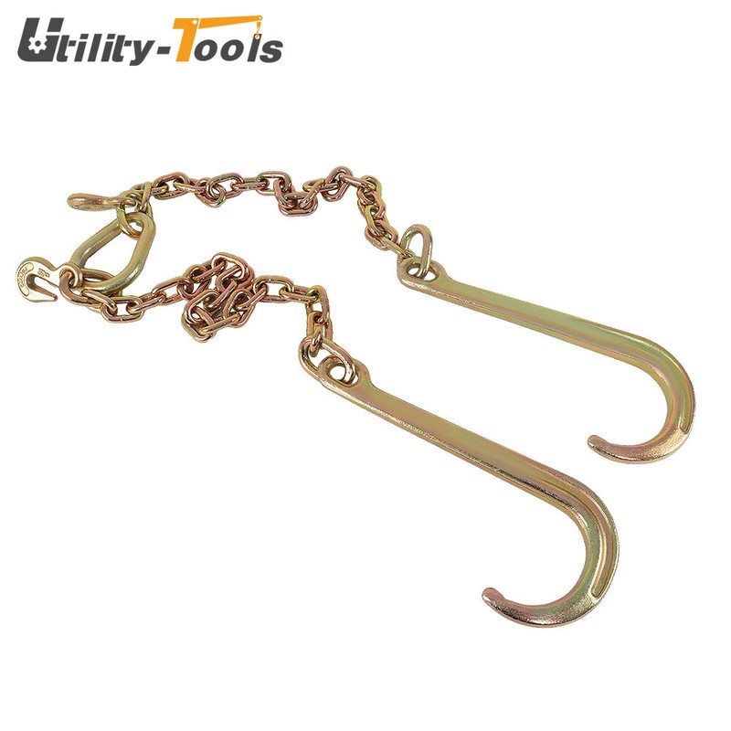 utility-tools V-Chain J Hooks 2' Flatbed 15" Large G70 Tow