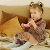 Garneck 3D Dog Cushion Simulation Plush Inu Cushion Stuffed Animal
