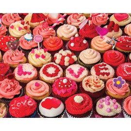 Vermont Christmas Company Cupcakes of Love Jigsaw Puzzle 1000 Piece
