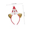 LIFKOME Christmas Santa Claus Style Headband Cute Novelty Hairband for