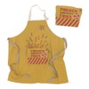 Techno Prime 67101 Packable Apron, Stylish Storage, Approx. 31.5 x