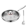 Cowenhey Titanium Pan with Hammer & Lid & Shovel, Titanium