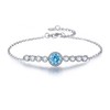 HUABOLA CALYN Mothers Day Gifts for Mum/Daughter/Nana, Silver Bracelet for