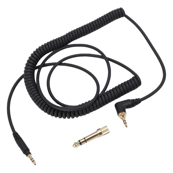 Generic Headphone Spring Sound Cable, Extendable Coiled Cord with Locking