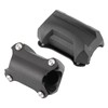 25mm/1in Motorcycle Bumper Guard Anti Drop Rubber Protector Universal Fit