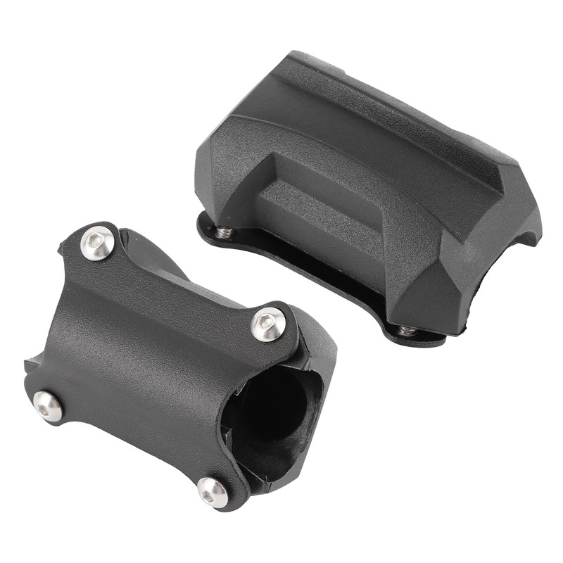 25mm/1in Motorcycle Bumper Guard Anti Drop Rubber Protector Universal Fit