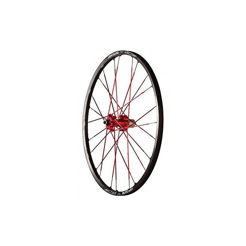 AZONIC Outcast - Radios (6 Unidades), Color Rojo, 54 mm