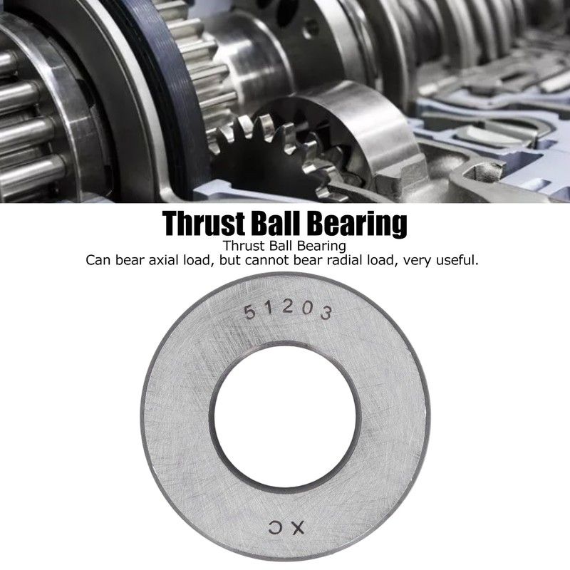 10Pcs Thrust Ball Bearing Single Direction Accessory Replacement Set Kit