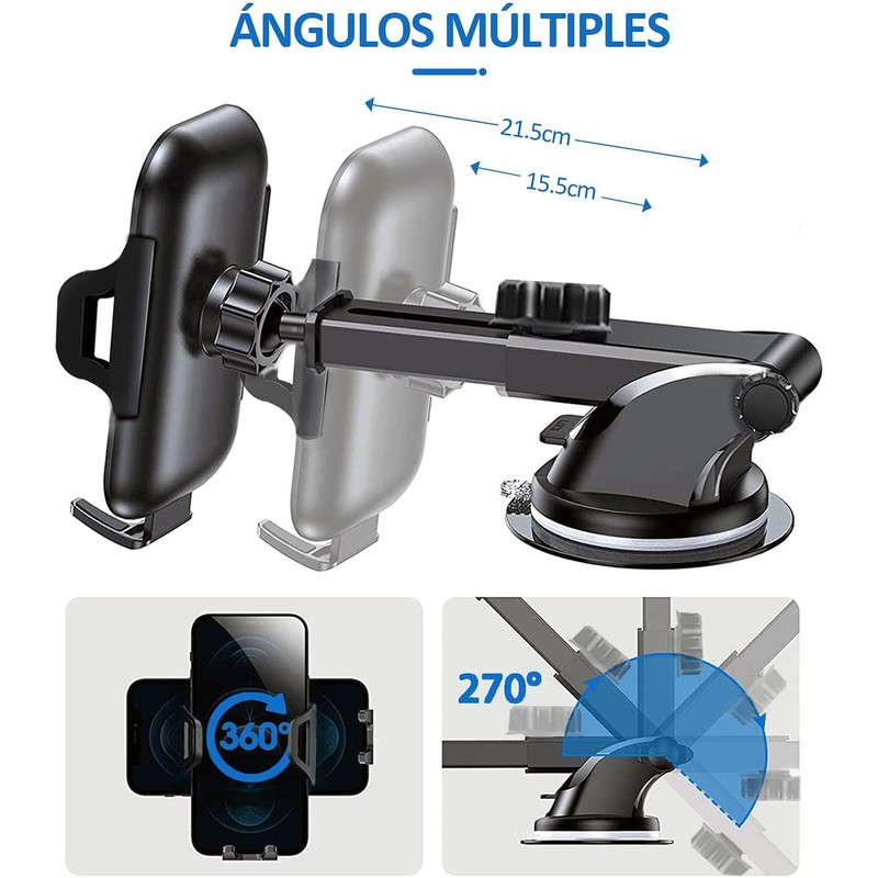 Soporte Celular Automóvil 【3 en 1】 Teléfono Móvil