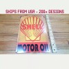 Shell Motor Oil Sign Shell Gas Station Sign Shell Tin