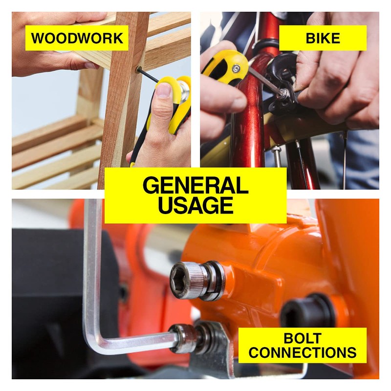 Handy Hardware Flat and Philip Head Hex Keys 8-Piece Set,