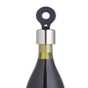 BarCraft Wine Bottle Stopper with Flip Top Ring Pull, Stainless