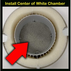 Zanyzap Ammonia Remover Pads for Fluval FX4 FX5 FX6 Canister Filters - 6 Pack