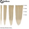 Cybelleza 24" Hair Extensions Clip in Long Straight Clip in