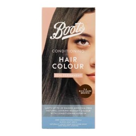 Boots Semi Permanent Hair Hair Colour, Rich Dark Brown 3.4