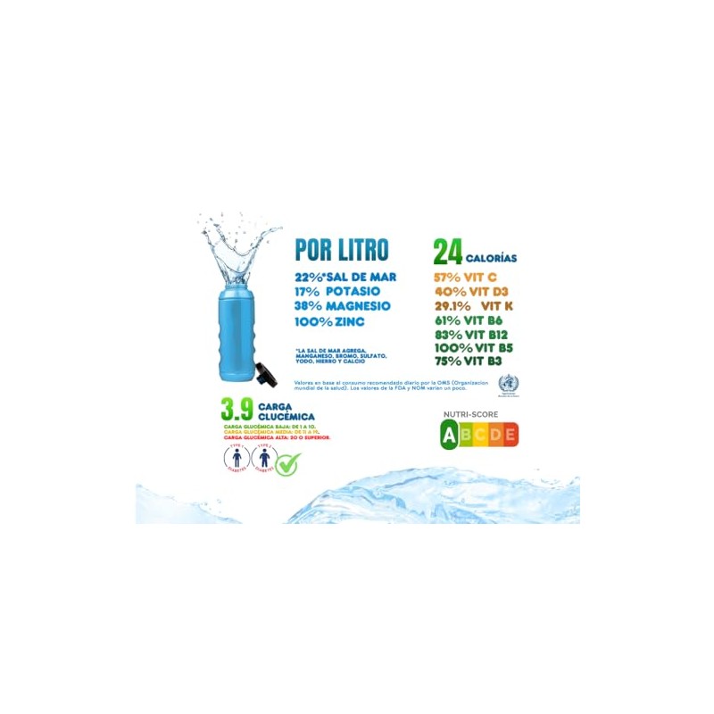 Vitaminas y Electrolitos - Holyride - Sabor PAZ (9 unidades)