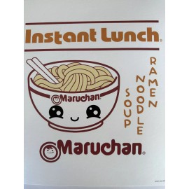 Maruchan Smiley Instant Lunch Ramen Noodle Soup Framable Wall Print
