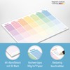 paper&you® Weekly Planner Pad A4 Pure without Fixed Date [Rainbow]