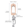 360° Rotating Leather Stitching Pony, Table-Mount Clamp