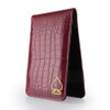 CRAFTSMAN GOLF Crocodile Pattern Golf Scorecard Holder and Yardage Book