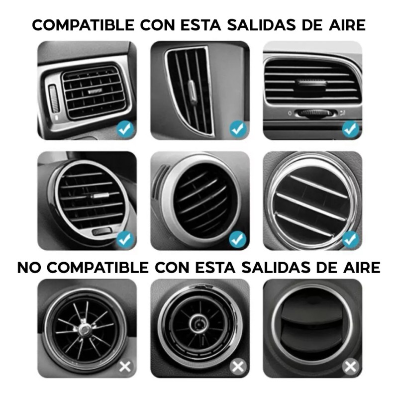 Maíz Soporte Base Celular Auto Carro Aire Rejilla Ventilacion Gps
