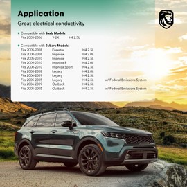 Bobina de encendido para Subaru Forester 2005-2008 Impreza 2005-2010 Legacy Outback 2005-2009 Saab 9-2X 2005-2006 H4 2.5L