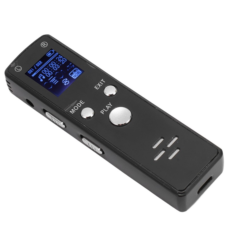 Digital Voice Recorder Noise Reduction 220mAh MP3 Player Recorder Portable