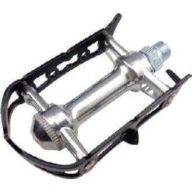 MKS Pedals Sylvan Road Black Road Bike Pedals, Very High-Quality, Aluminium, 61 x 102 mm, Silver/Black