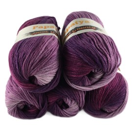 Rainbow Papatya Batik Chunky 5x100g Balls Shade 116BC